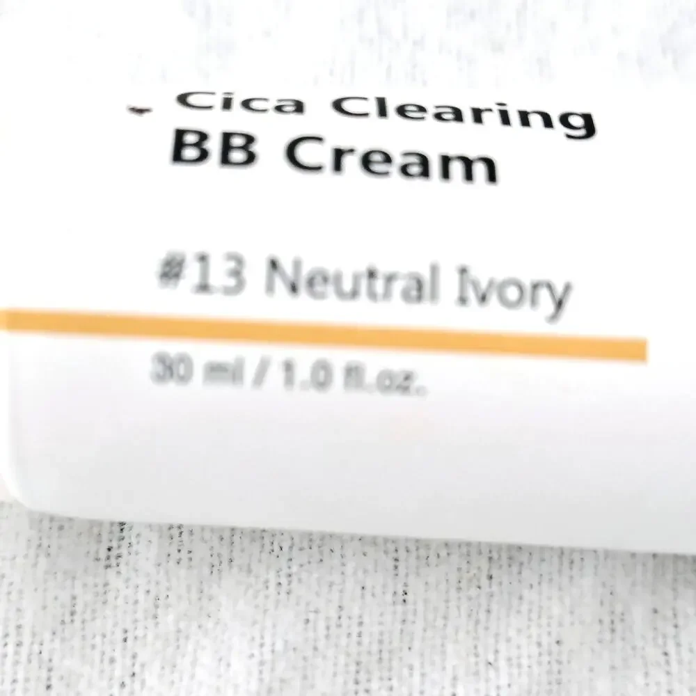 Purito Cica Clearing BB Cream Makeup 1.0 oz. #13 Neutral Ivory Flawless Coverage